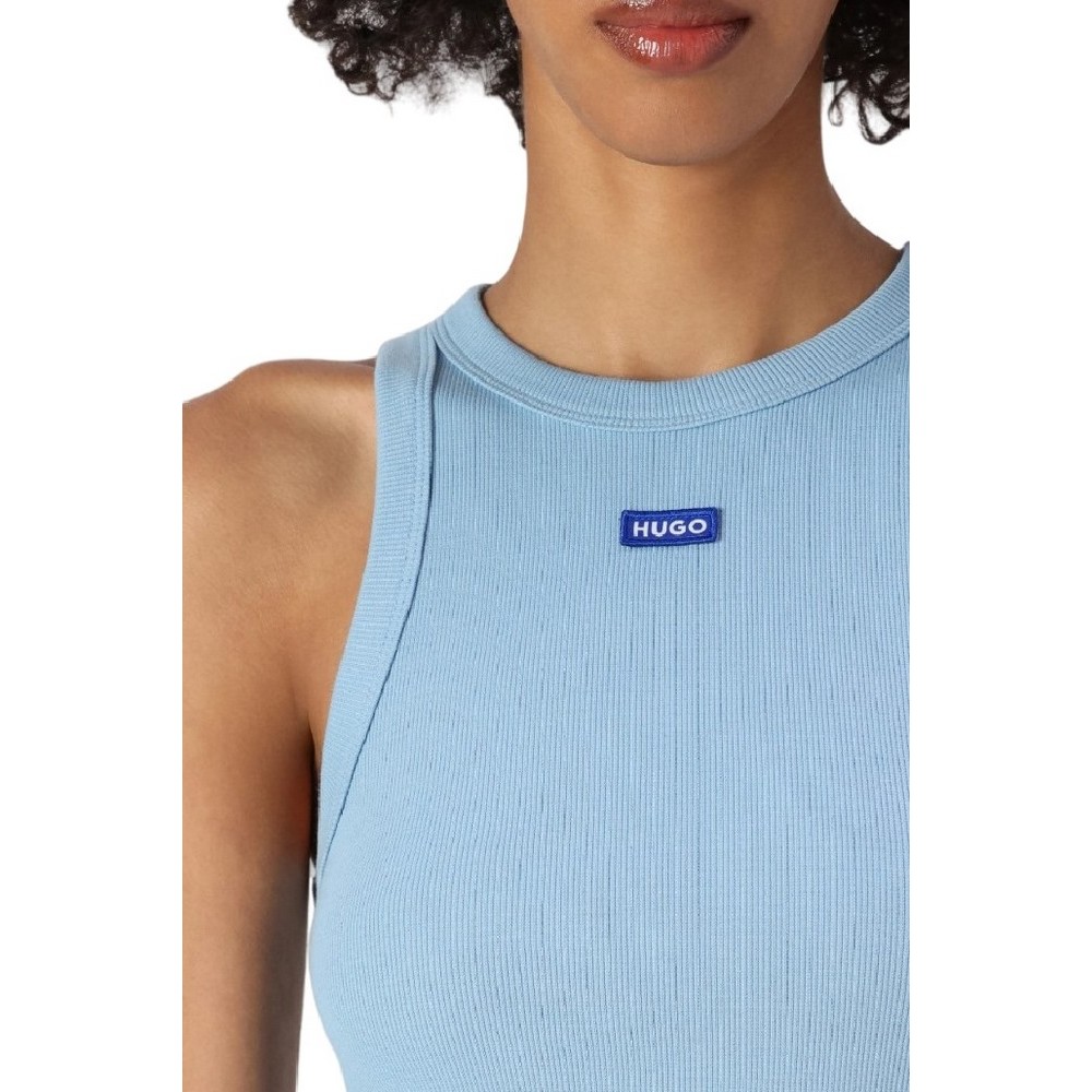 HUGO BOSS JERSEY TOP EASY TANK B ΤΟΠ ΜΠΛΟΥΖΑ ΓΥΝΑΙΚΕΙΑ CIEL