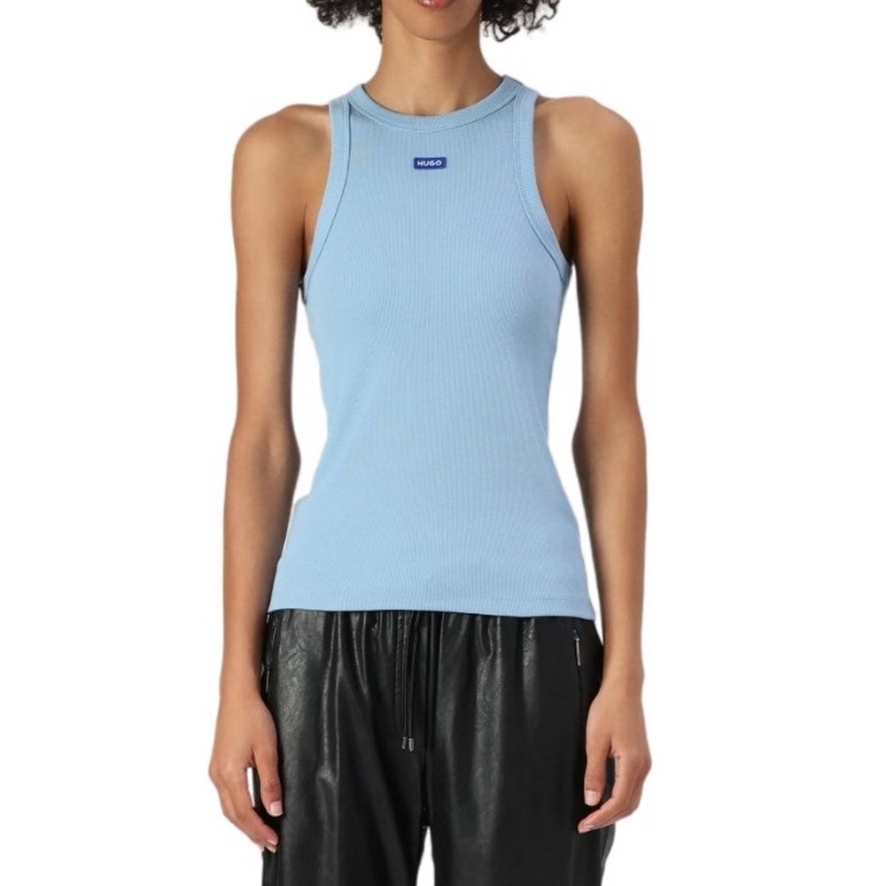 HUGO BOSS JERSEY TOP EASY TANK B ΤΟΠ ΜΠΛΟΥΖΑ ΓΥΝΑΙΚΕΙΑ CIEL