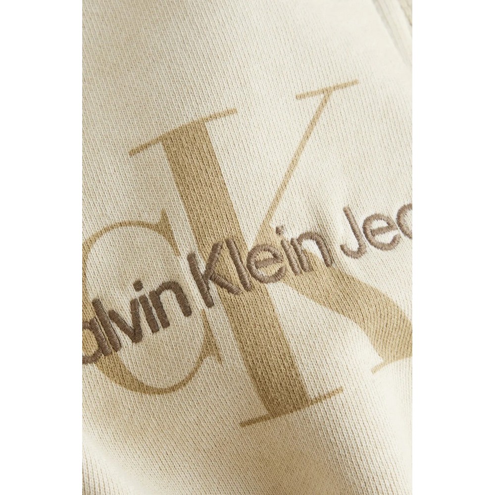 CALVIN KLEIN JEANS MONOLOGO MINERAL DYE HWK SHORT ΑΝΔΡΙΚΟ BEIGE