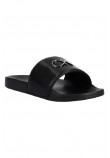 CALVIN KLEIN JEANS POOL SLIDE W/HW ΠΑΝΤΟΦΛΑ ΓΥΝΑΙΚΕΙΑ BLACK