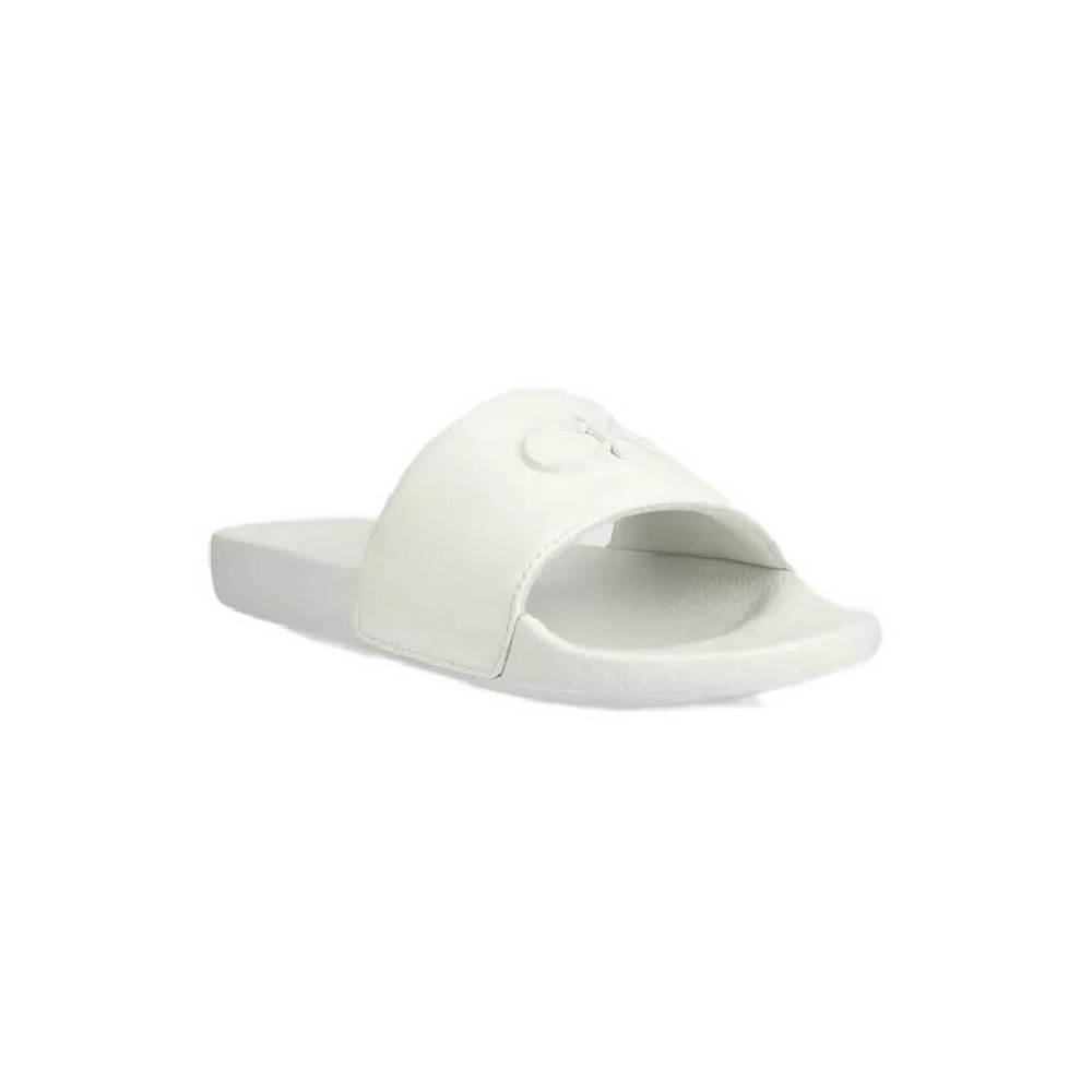 CALVIN KLEIN JEANS POOL SLIDE W/HW ΠΑΝΤΟΦΛΑ ΓΥΝΑΙΚΕΙΑ WHITE