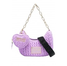VERSACE JEANS COUTURE RANGE O - CRUNCHY BAGS QUILTED ΤΣΑΝΤΑ ΓΥΝΑΙΚΕΙΑ LILA