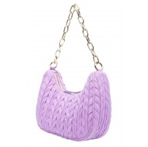 VERSACE JEANS COUTURE RANGE O - CRUNCHY BAGS QUILTED ΤΣΑΝΤΑ ΓΥΝΑΙΚΕΙΑ LILA