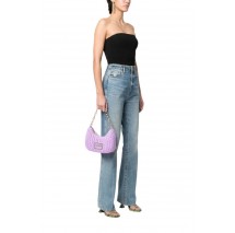 VERSACE JEANS COUTURE RANGE O - CRUNCHY BAGS QUILTED ΤΣΑΝΤΑ ΓΥΝΑΙΚΕΙΑ LILA