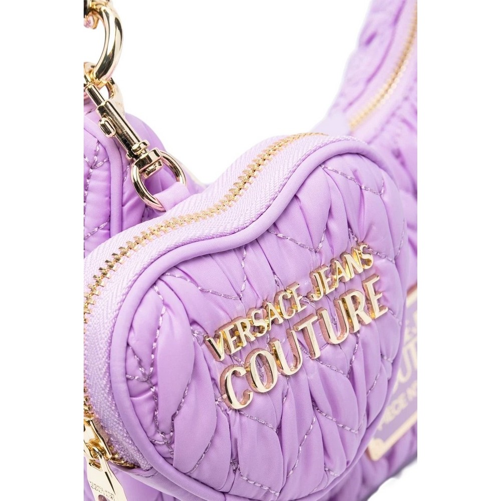 VERSACE JEANS COUTURE RANGE O - CRUNCHY BAGS QUILTED ΤΣΑΝΤΑ ΓΥΝΑΙΚΕΙΑ LILA