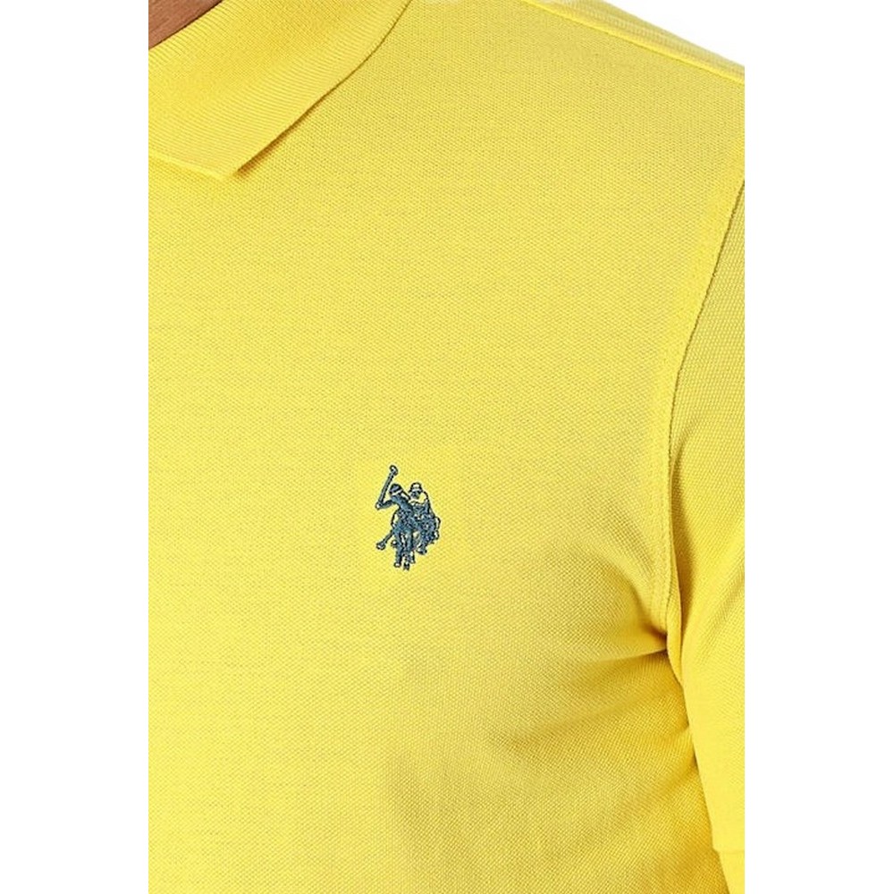 U. S POLO KING ΜΠΛΟΥΖΑ POLO ΑΝΔΡΙΚΗ YELLOW