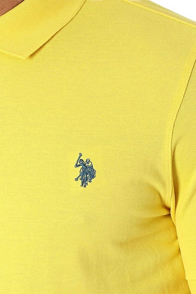 U. S POLO KING ΜΠΛΟΥΖΑ POLO ΑΝΔΡΙΚΗ YELLOW