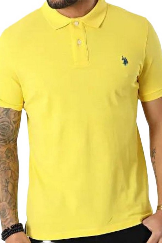 U.S POLO ASSN KING ΜΠΛΟΥΖΑ POLO ΑΝΔΡΙΚΗ YELLOW