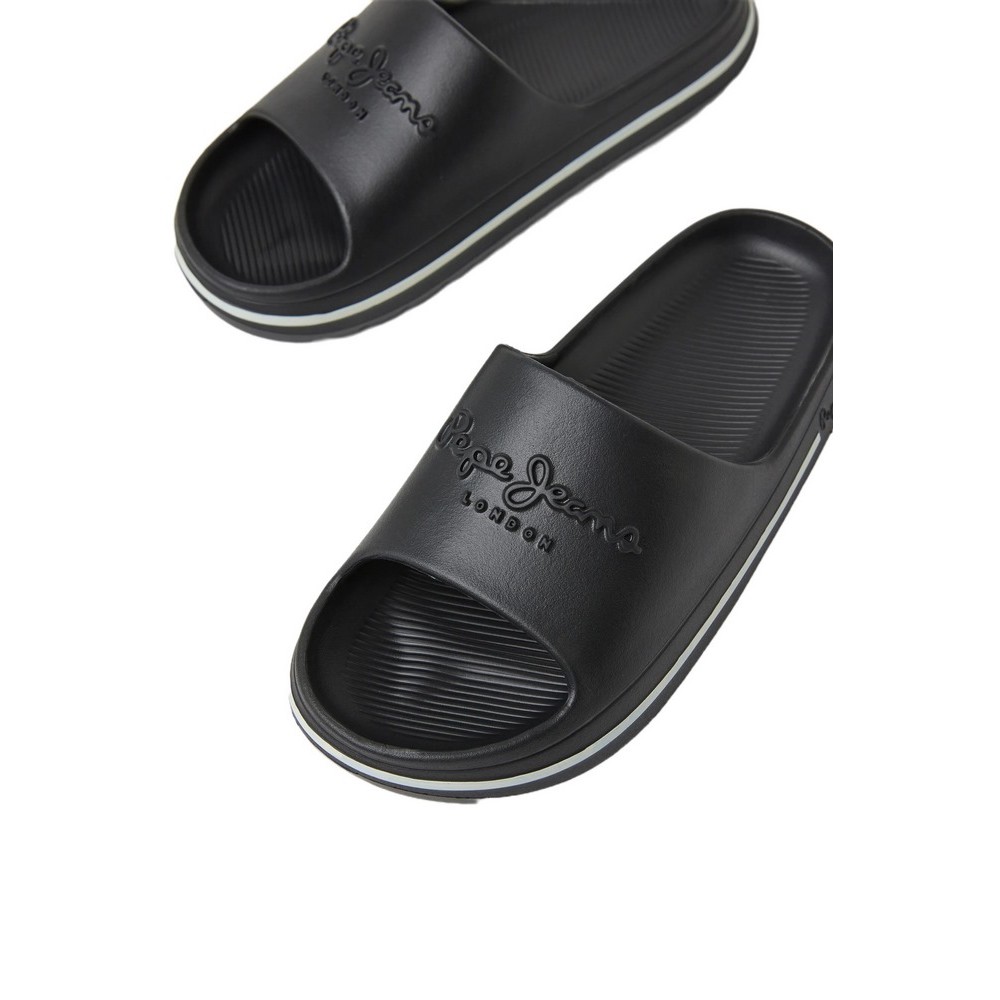 PEPE JEANS BEACH SLIDE SS23 W ΠΑΝΤΟΦΛΑ ΓΥΝΑΙΚΕΙΑ BLACK