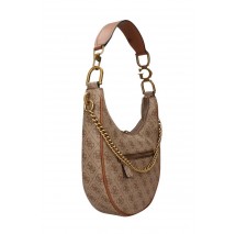 GUESS DAGAN SML CONVERTIBLE HOBO ΤΣΑΝΤΑ ΓΥΝΑΙΚΕΙΑ LATTE