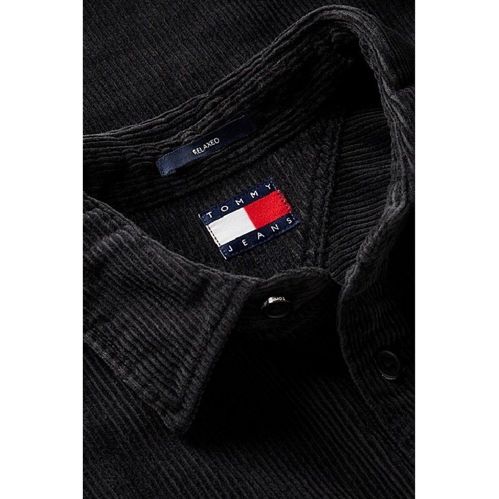 TOMMY JEANS RLX CORDUROY SHIRT EXT ΠΟΥΚΑΜΙΣΟ ΑΝΔΡΙΚΟ BLACK