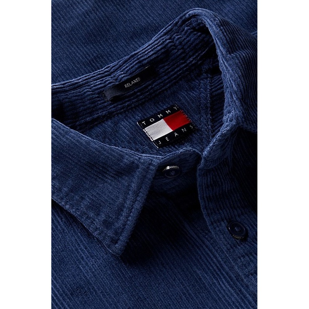 TOMMY JEANS RLX CORDUROY SHIRT EXT ΠΟΥΚΑΜΙΣΟ ΑΝΔΡΙΚΟ BLUE