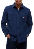 TOMMY JEANS RLX CORDUROY SHIRT EXT ΠΟΥΚΑΜΙΣΟ ΑΝΔΡΙΚΟ BLUE