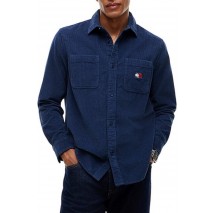 TOMMY JEANS RLX CORDUROY SHIRT EXT ΠΟΥΚΑΜΙΣΟ ΑΝΔΡΙΚΟ BLUE