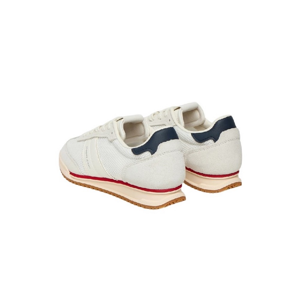 TOMMY JEANS  LOW PROFILE RUNNER ΠΑΠΟΥΤΣΙ ΓΥΝΑΙΚΕΙΟ ECRU