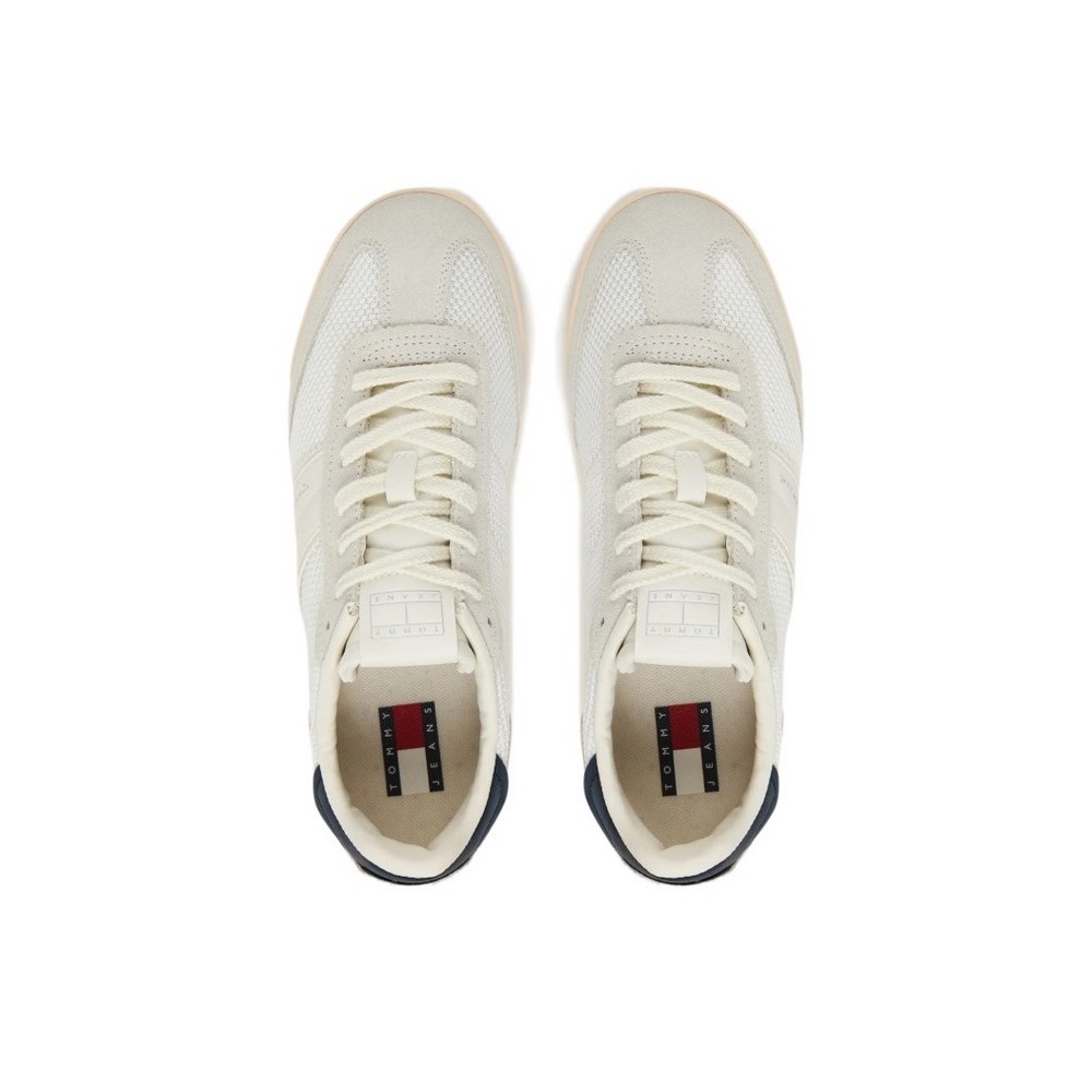 TOMMY JEANS  LOW PROFILE RUNNER ΠΑΠΟΥΤΣΙ ΓΥΝΑΙΚΕΙΟ ECRU