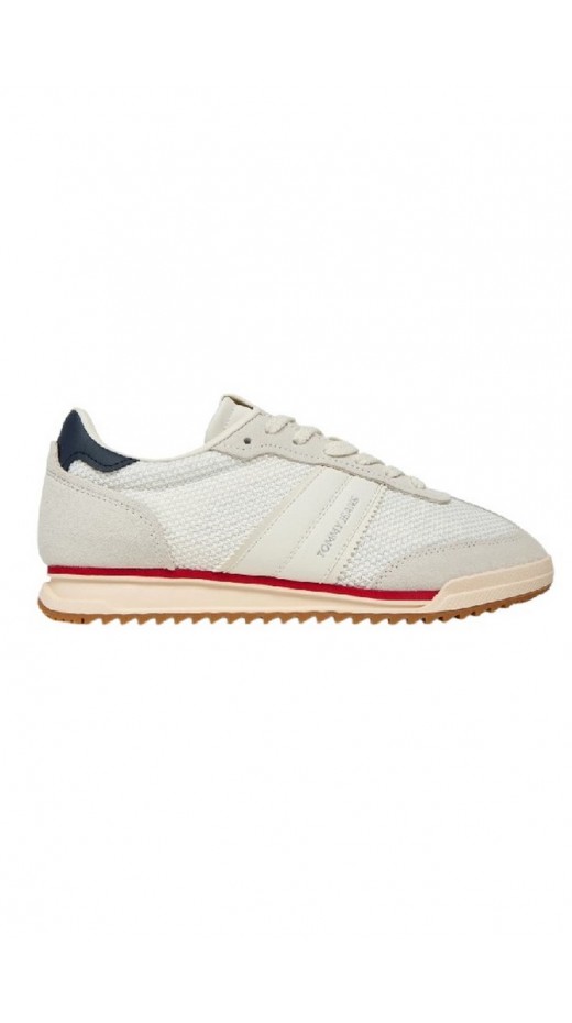 TOMMY JEANS  LOW PROFILE RUNNER ΠΑΠΟΥΤΣΙ ΓΥΝΑΙΚΕΙΟ ECRU
