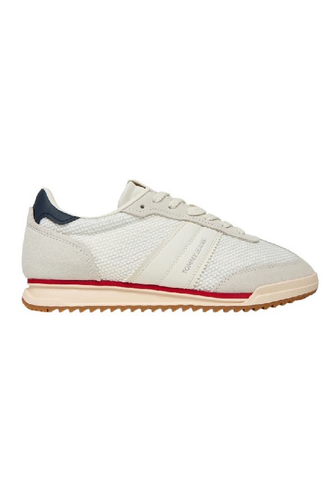 TOMMY JEANS  LOW PROFILE RUNNER ΠΑΠΟΥΤΣΙ ΓΥΝΑΙΚΕΙΟ ECRU