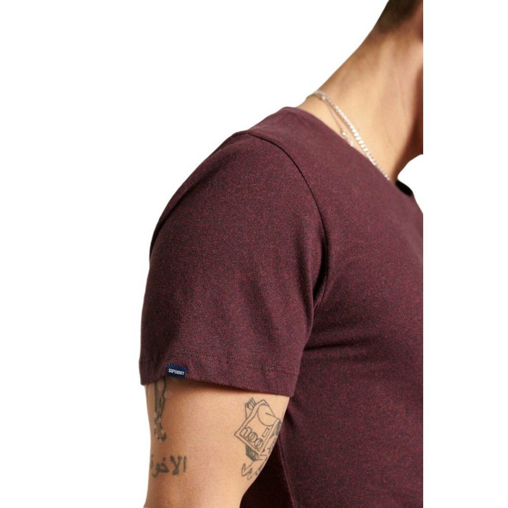 SUPERDRY D2 OVIN VINTAGE LOGO EMB TEE T-SHIRT ΑΝΔΡΙΚΟ BORDEAUX