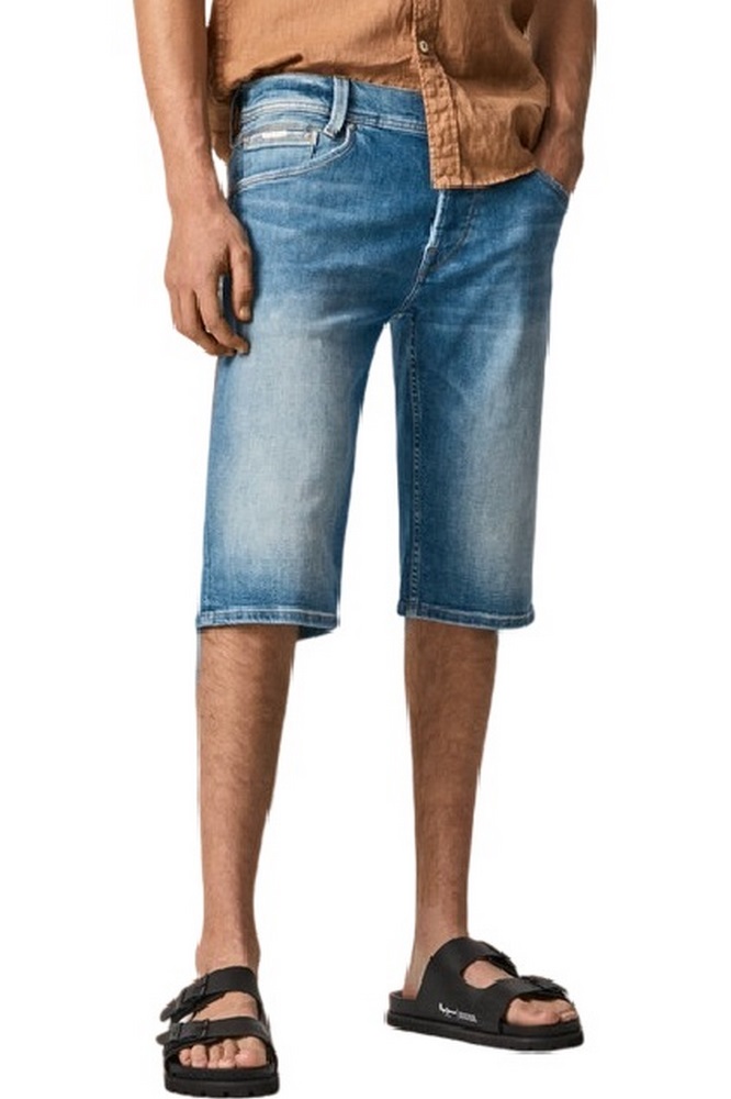 ΒΕΡΜΟΥΔΑ SPIKE ΑΝΔΡΙΚΗ PEPE JEANS LONDON BLUΕ DENIM