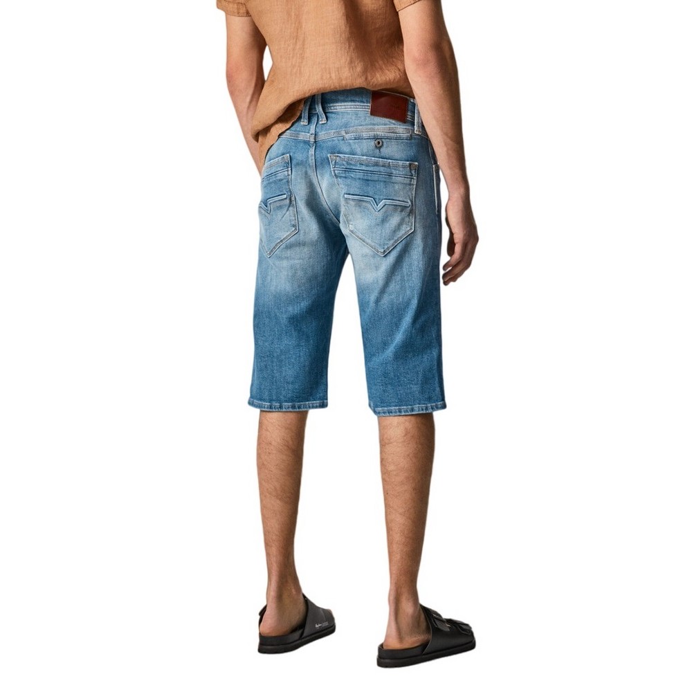 ΒΕΡΜΟΥΔΑ SPIKE ΑΝΔΡΙΚΗ PEPE JEANS LONDON BLUΕ DENIM