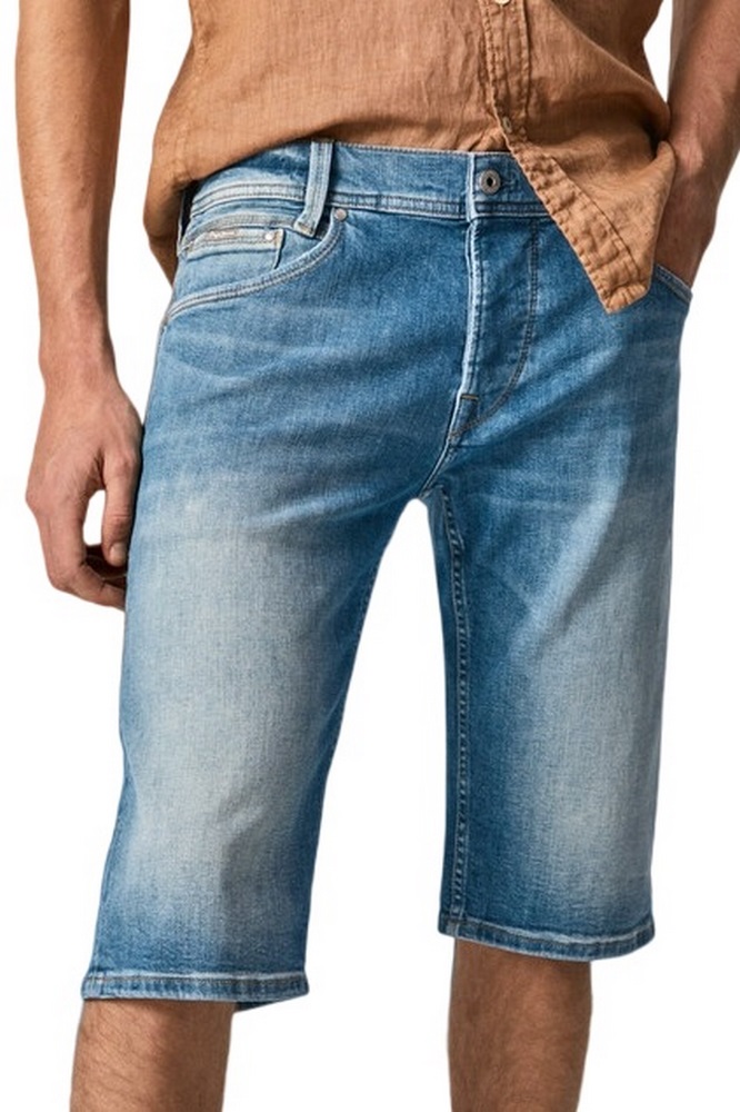 ΒΕΡΜΟΥΔΑ SPIKE ΑΝΔΡΙΚΗ PEPE JEANS LONDON BLUΕ DENIM