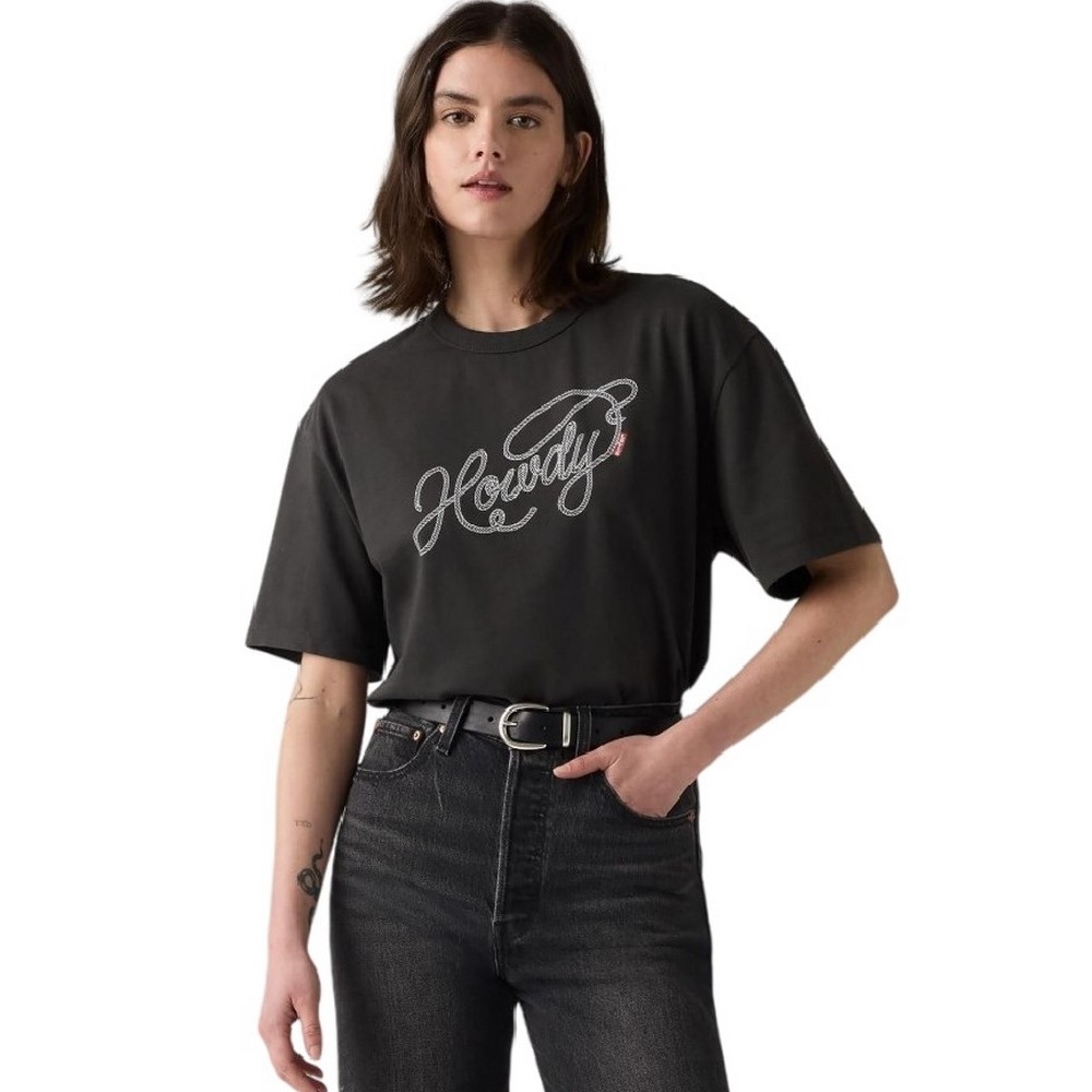 LEVIS GR TABOR TEE T-SHIRT ΜΠΛΟΥΖΑ ΓΥΝΑΙΚΕΙΑ BLACK