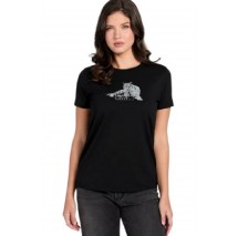 GUESS GRRRR R5 T-SHIRT ΜΠΛΟΥΖΑ ΓΥΝΑΙΚΕΙΑ BLACK