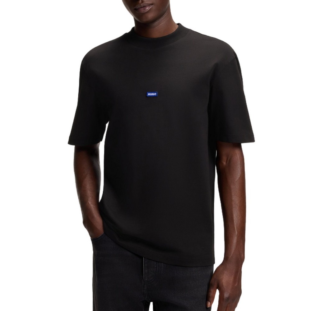 HUGO BOSS JERSEY NIEROS T-SHIRT ΜΠΛΟΥΖΑ ΑΝΔΡΙΚΗ BLACK
