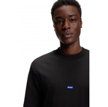 HUGO BOSS JERSEY NIEROS T-SHIRT ΜΠΛΟΥΖΑ ΑΝΔΡΙΚΗ BLACK