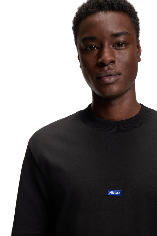 HUGO BOSS JERSEY NIEROS T-SHIRT ΜΠΛΟΥΖΑ ΑΝΔΡΙΚΗ BLACK