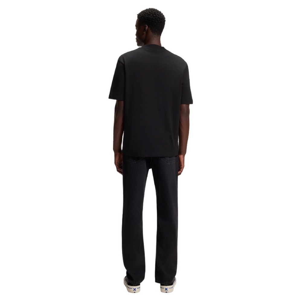 HUGO BOSS JERSEY NIEROS T-SHIRT ΜΠΛΟΥΖΑ ΑΝΔΡΙΚΗ BLACK