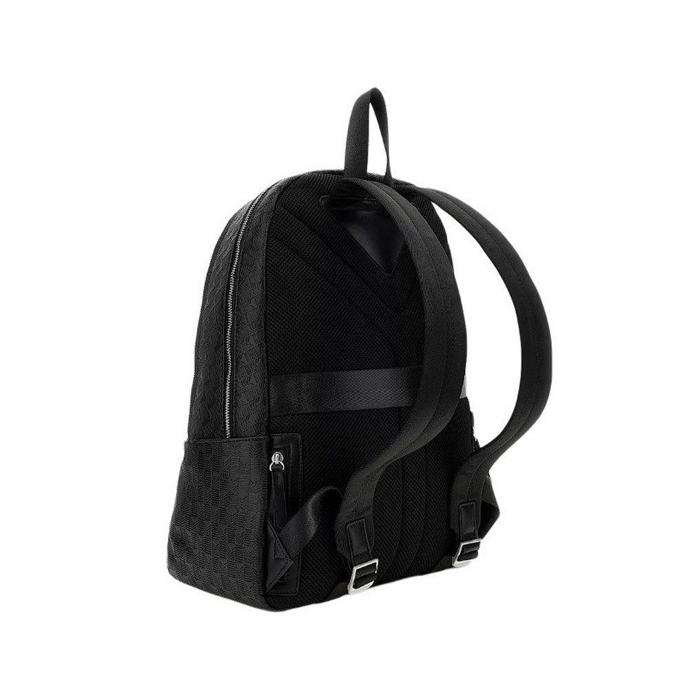 GUESS TORINO ROUNDED BACKPACK ΤΣΑΝΤΑ ΑΝΔΡΙΚΗ BLACK