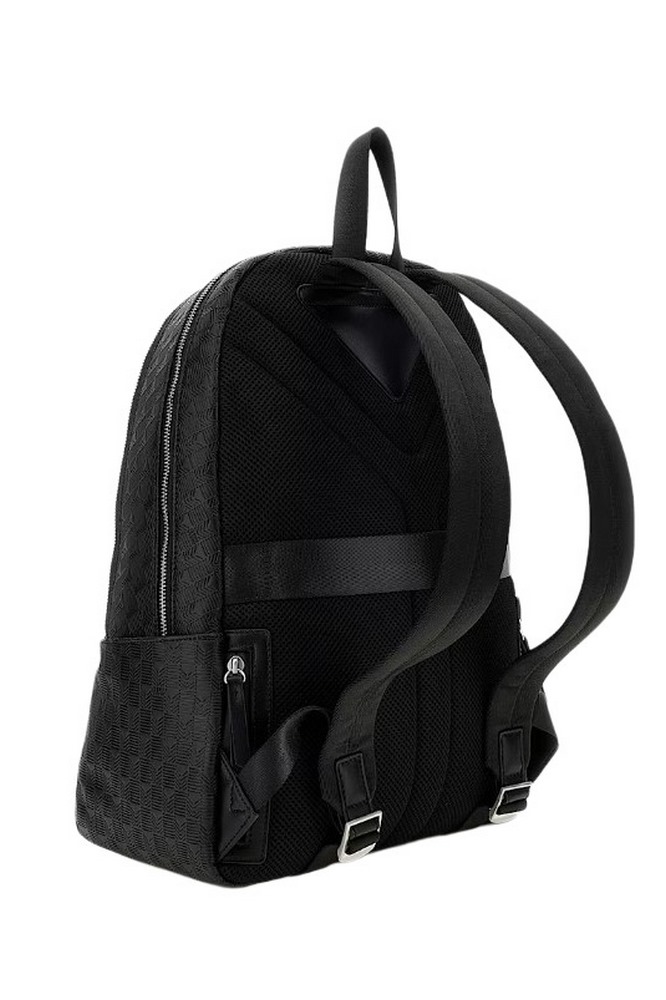 GUESS TORINO ROUNDED BACKPACK ΤΣΑΝΤΑ ΑΝΔΡΙΚΗ BLACK