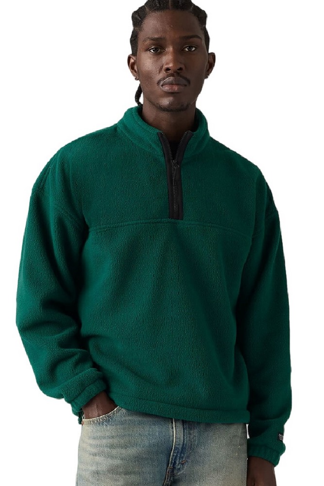 LEVIS REDWOOD HALF ZIP ΜΠΛΟΥΖΑ ΦΟΥΤΕΡ ΑΝΔΡΙΚΗ GREEN