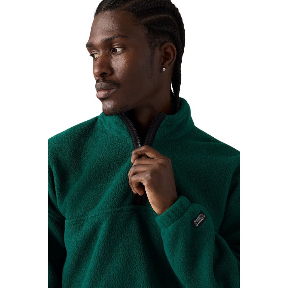 LEVIS REDWOOD HALF ZIP ΜΠΛΟΥΖΑ ΦΟΥΤΕΡ ΑΝΔΡΙΚΗ GREEN