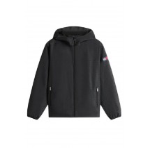 TOMMY JEANS AOP PACKABLE WINDBREAKER ΜΠΟΥΦΑΝ ΑΝΔΡΙΚΟ BLACK
