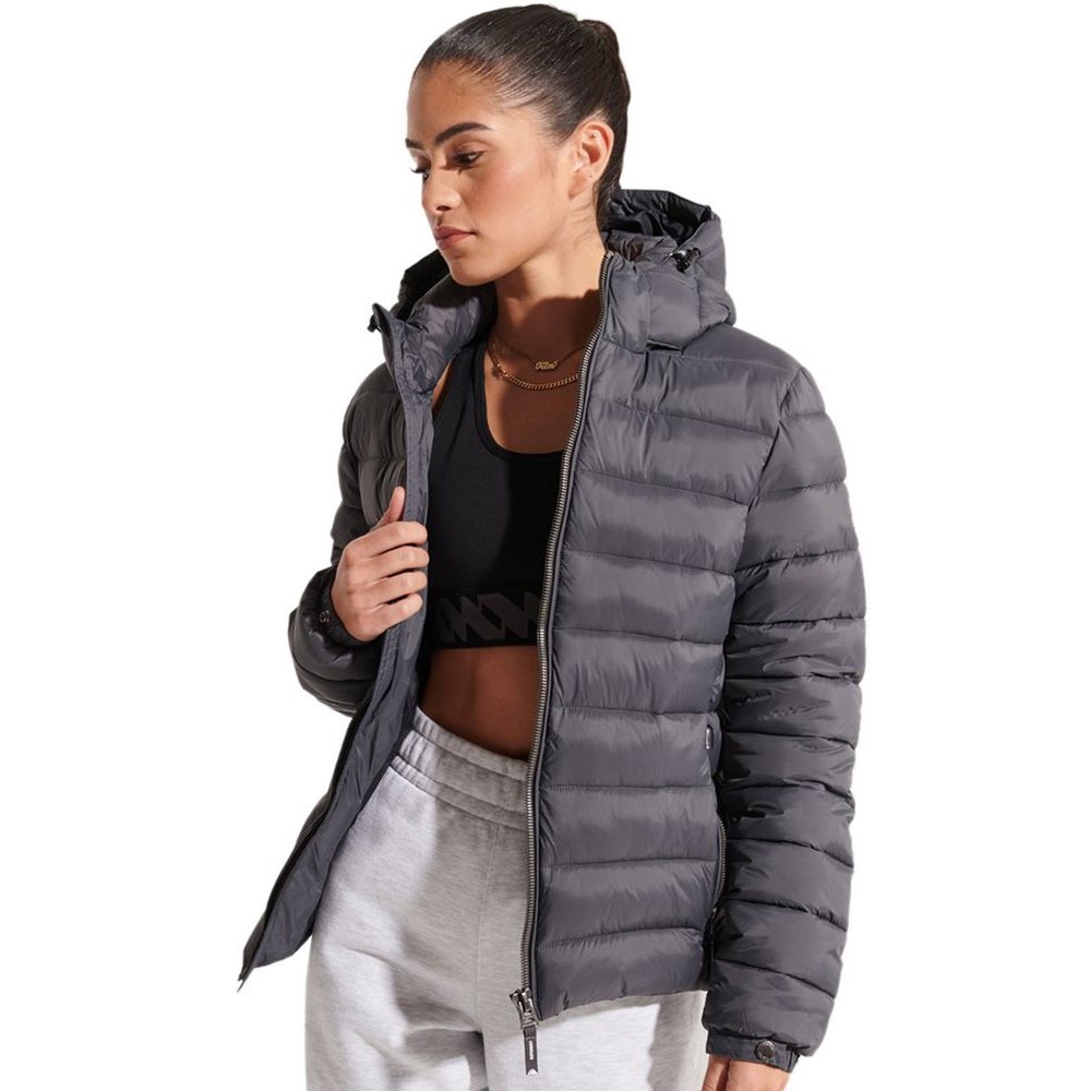 ΜΠΟΥΦΑΝ PUFFER ΓΥΝΑΙΚΕΙΟ SUPERDRY GREY