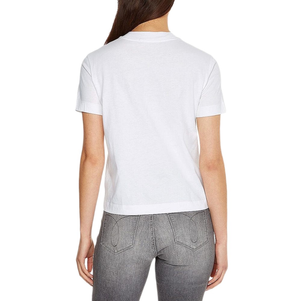 CALVIN KLEIN JEANS GEL MONOGRAM LOGO TEE T-SHIRT ΓΥΝΑΙΚΕΙΟ WHITE CALVIN KLEIN JEANS GEL MONOGRAM LOGO TEE T-SHIRT ΓΥΝΑΙΚΕΙΟ WHITE