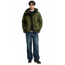 SUPERDRY HOOD ULTIMATE EMB WINBREAKER ΜΠΟΥΦΑΝ ΑΝΔΡΙΚΟ KHAKI