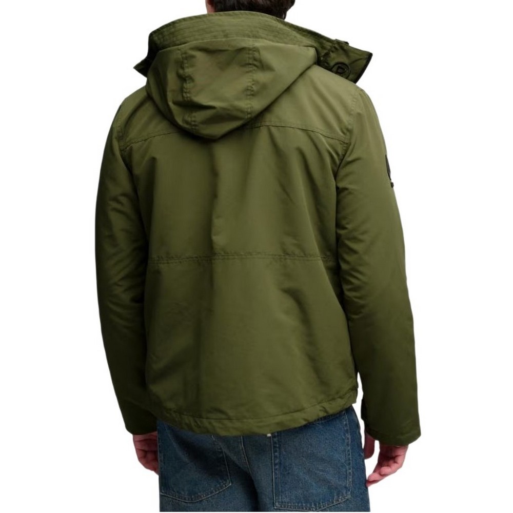 SUPERDRY HOOD ULTIMATE EMB WINBREAKER ΜΠΟΥΦΑΝ ΑΝΔΡΙΚΟ KHAKI