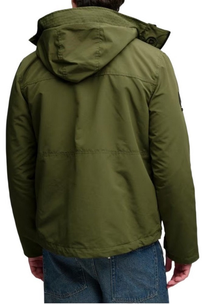 SUPERDRY HOOD ULTIMATE EMB WINBREAKER ΜΠΟΥΦΑΝ ΑΝΔΡΙΚΟ KHAKI
