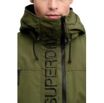 SUPERDRY HOOD ULTIMATE EMB WINBREAKER ΜΠΟΥΦΑΝ ΑΝΔΡΙΚΟ KHAKI