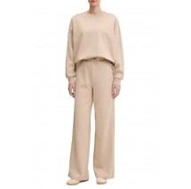 GUESS OCTAVIA WIDE LEG PANTS ΦΟΡΜΑ ΓΥΝΑΙΚΕΙΑ LIGHT BEIGE