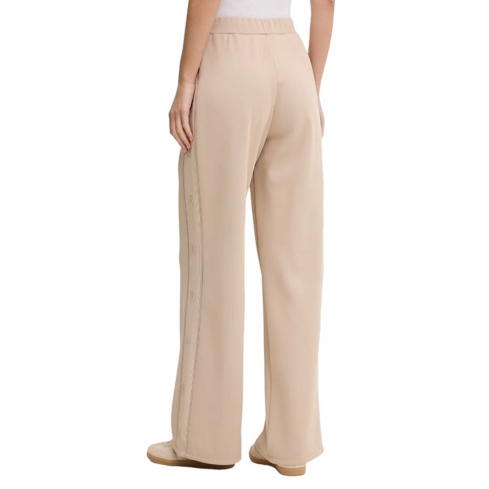 GUESS OCTAVIA WIDE LEG PANTS ΦΟΡΜΑ ΓΥΝΑΙΚΕΙΑ LIGHT BEIGE