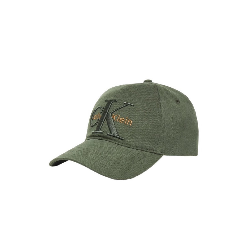 CALVIN KLEIN LARGE LAYERED MONOLOGO CAP ΚΑΠΕΛΟ ΑΝΔΡΙΚΟ KHAKI