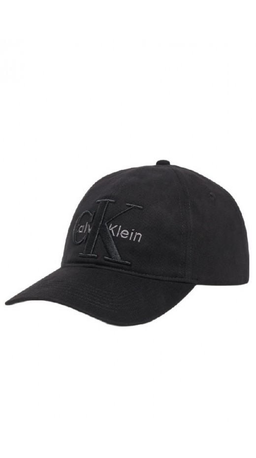 CALVIN KLEIN LARGE LAYERED MONOLOGO CAP ΚΑΠΕΛΟ ΑΝΔΡΙΚΟ BLACK