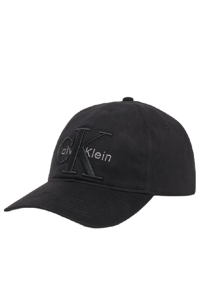 CALVIN KLEIN LARGE LAYERED MONOLOGO CAP ΚΑΠΕΛΟ ΑΝΔΡΙΚΟ BLACK