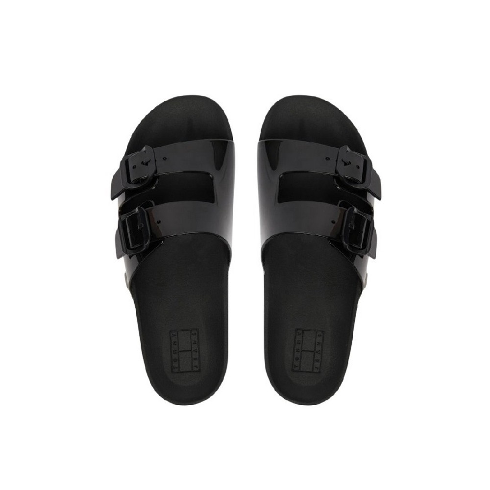 TOMMY JEANS COMFORT JELLY SLIDES ΠΑΝΤΟΦΛΑ ΓΥΝΑΙΚΕΙΑ BLACK