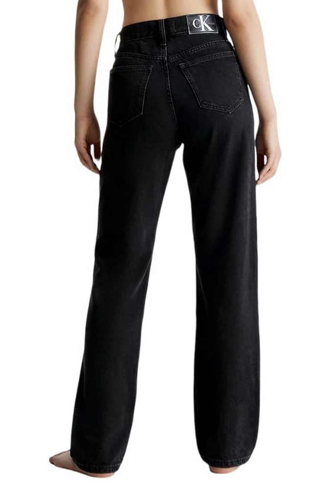 CALVIN KLEIN HIGH RISE STRAIGHT ΠΑΝΤΕΛΟΝΙ ΓΥΝΑΙΚΕΙΟ BLACK